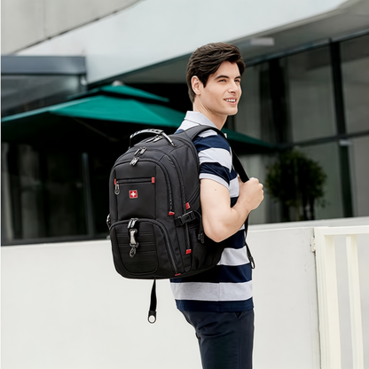 Waterproof 35L Travel Backpack for Laptops - Unisex Design