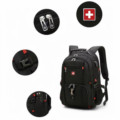 Waterproof 35L Travel Backpack for Laptops - Unisex Design