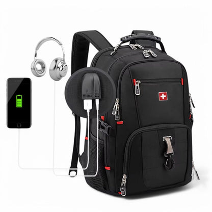 Waterproof 35L Travel Backpack for Laptops - Unisex Design