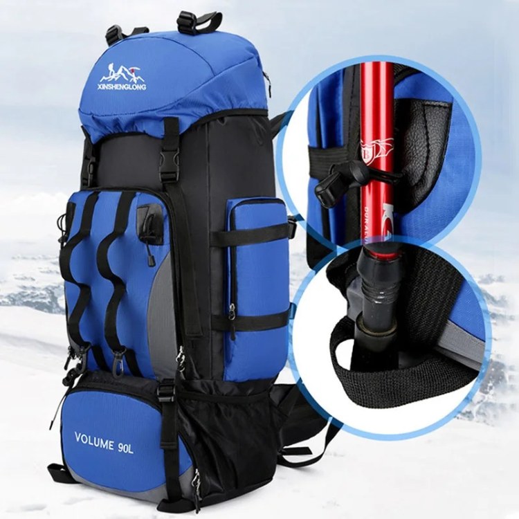 Lightweight Waterproof 90L Hiking Backpack