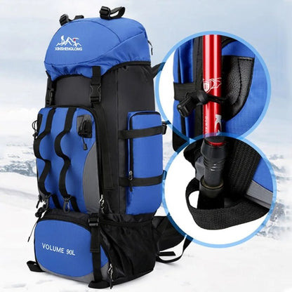 Lightweight Waterproof 90L Hiking Backpack
