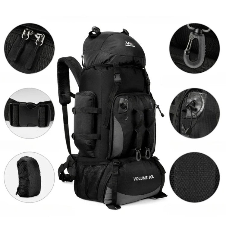 Lightweight Waterproof 90L Hiking Backpack