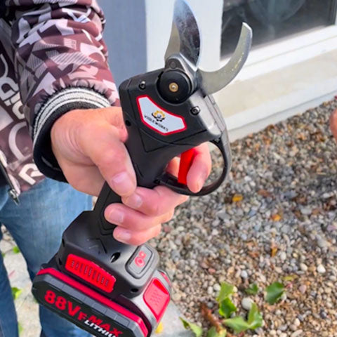 Cordless Electric Pruning Shears for Professional Use