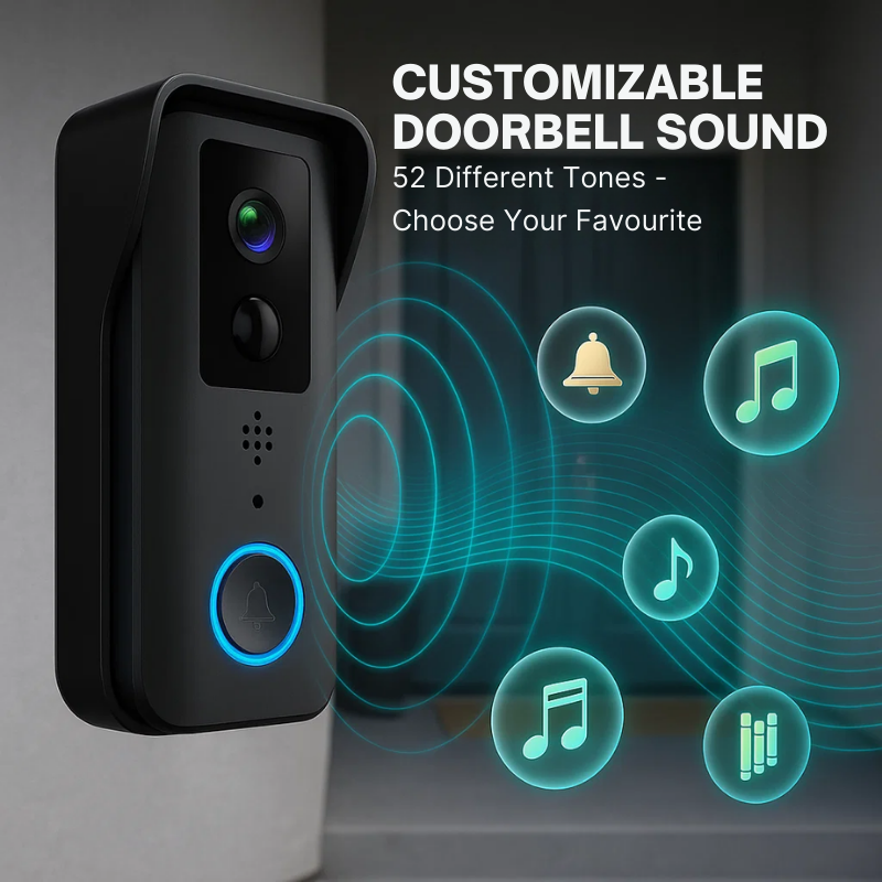HD Wireless Video Doorbell for Home Surveillance