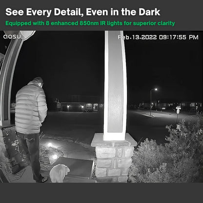 HD Wireless Video Doorbell for Home Surveillance