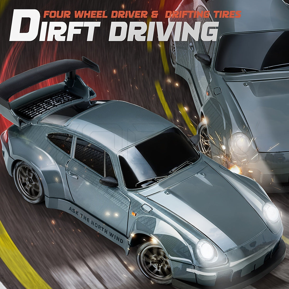 Rechargeable Remote-Control Drift Car with 2.4GHz Technology