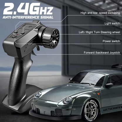 Rechargeable Remote-Control Drift Car with 2.4GHz Technology