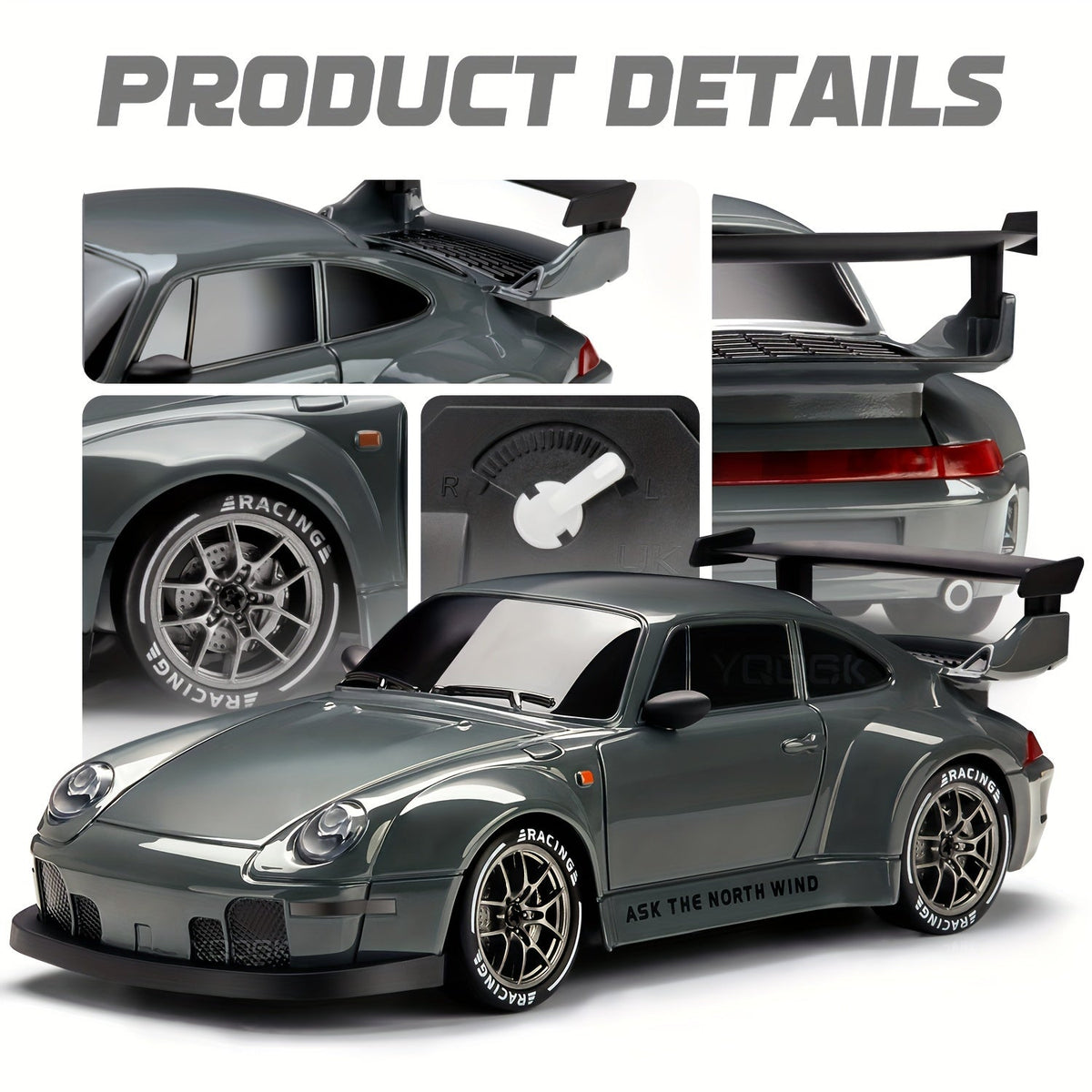 Rechargeable Remote-Control Drift Car with 2.4GHz Technology