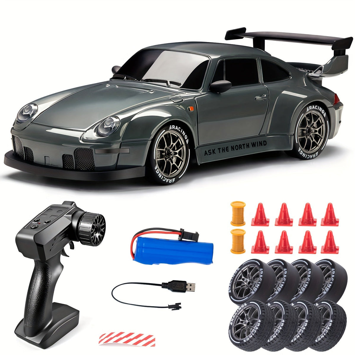 Rechargeable Remote-Control Drift Car with 2.4GHz Technology
