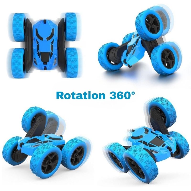 360° Remote-Controlled Drift Car – Rechargeable All-Terrain Stunt Vehicle