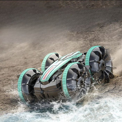 Remote-Controlled All-Terrain Vehicle with Amphibious Design, 15 km/h Speed