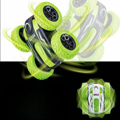 Remote-Controlled All-Terrain Vehicle with 360° Spin and LED Lights
