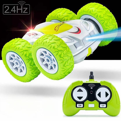 Remote-Controlled All-Terrain Vehicle with 360° Spin and LED Lights
