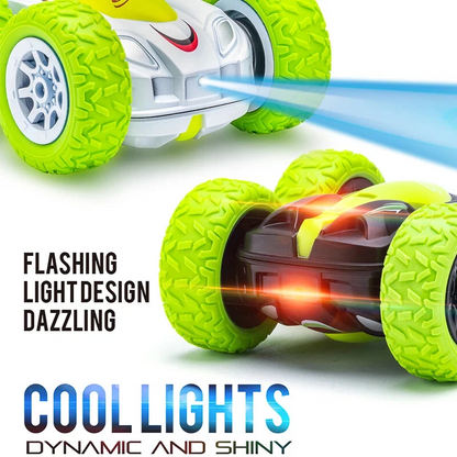 Remote-Controlled All-Terrain Vehicle with 360° Spin and LED Lights