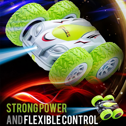 Remote-Controlled All-Terrain Vehicle with 360° Spin and LED Lights