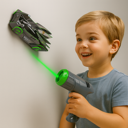 Gravity-Defying Remote-Control Car Toy for Stunts