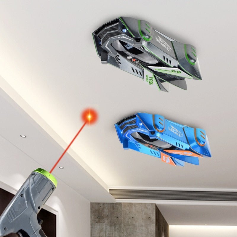 Gravity-Defying Remote-Control Car Toy for Stunts