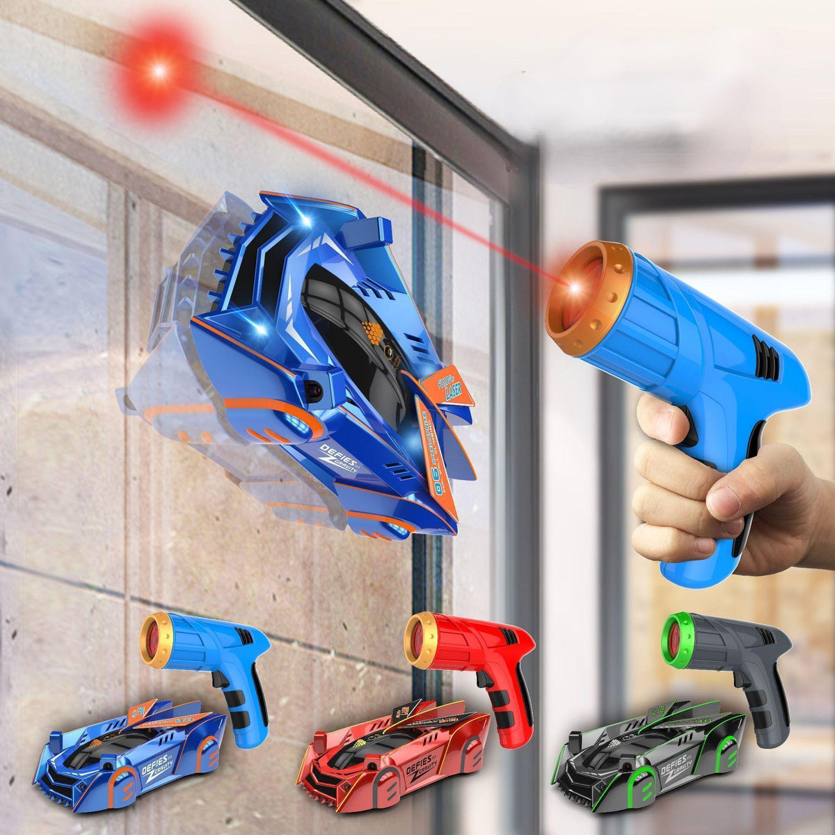 Gravity-Defying Remote-Control Car Toy for Stunts