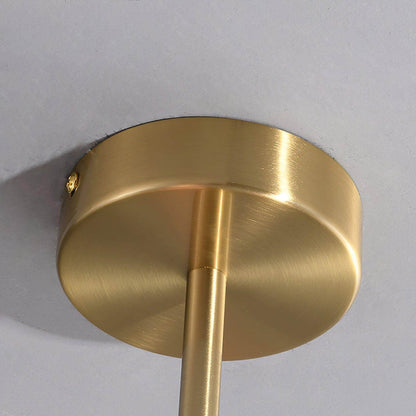Contemporary Glass Globe Hanging Light Fixture