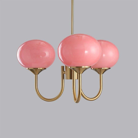 Contemporary Glass Globe Hanging Light Fixture
