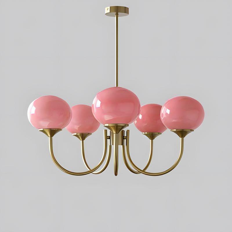 Contemporary Glass Globe Hanging Light Fixture