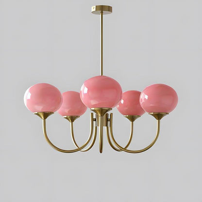 Contemporary Glass Globe Hanging Light Fixture