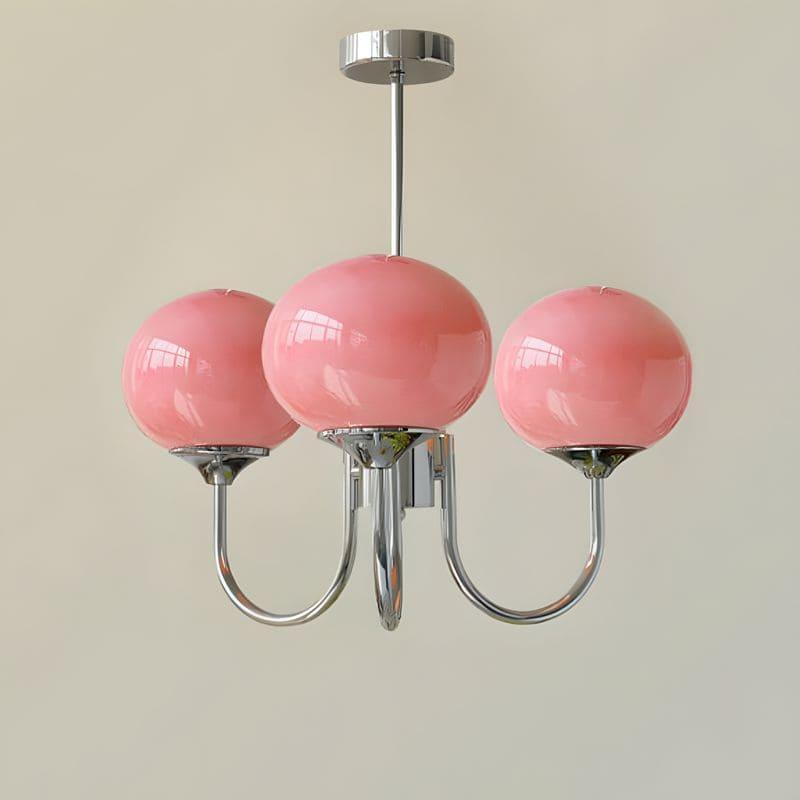 Contemporary Glass Globe Hanging Light Fixture