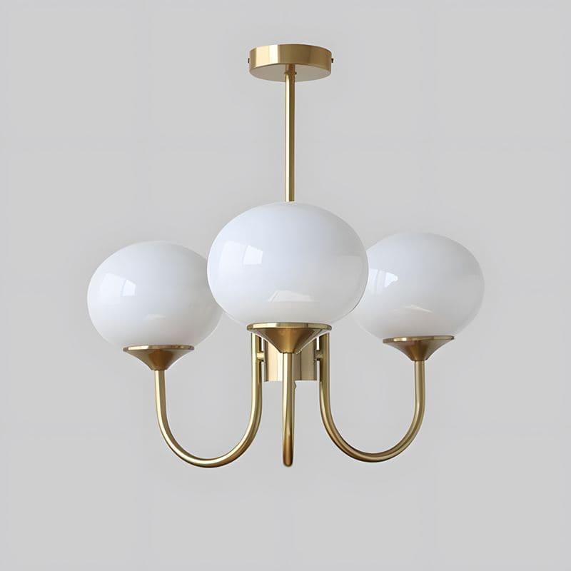Contemporary Glass Globe Hanging Light Fixture