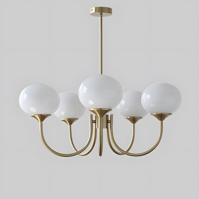 Contemporary Glass Globe Hanging Light Fixture
