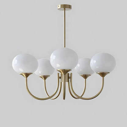 Contemporary Glass Globe Hanging Light Fixture