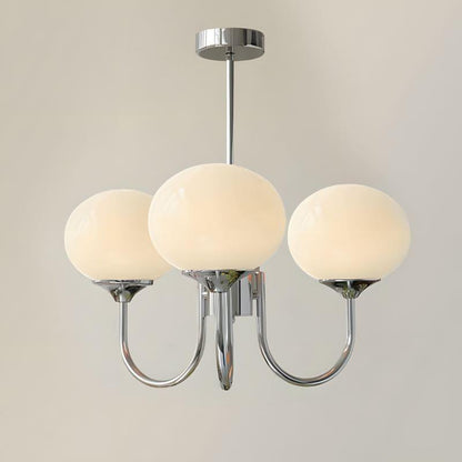 Contemporary Glass Globe Hanging Light Fixture