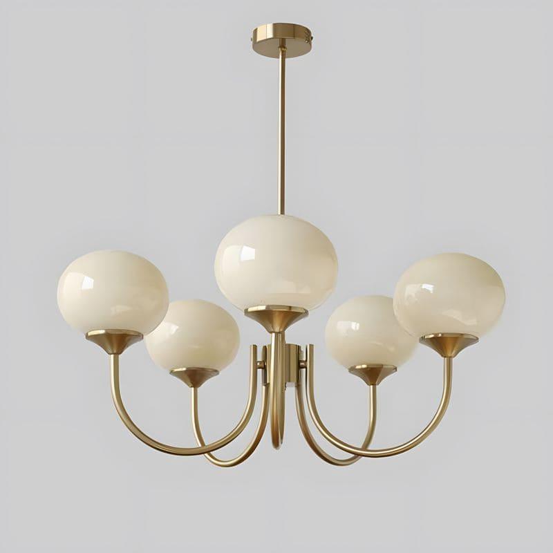 Contemporary Glass Globe Hanging Light Fixture