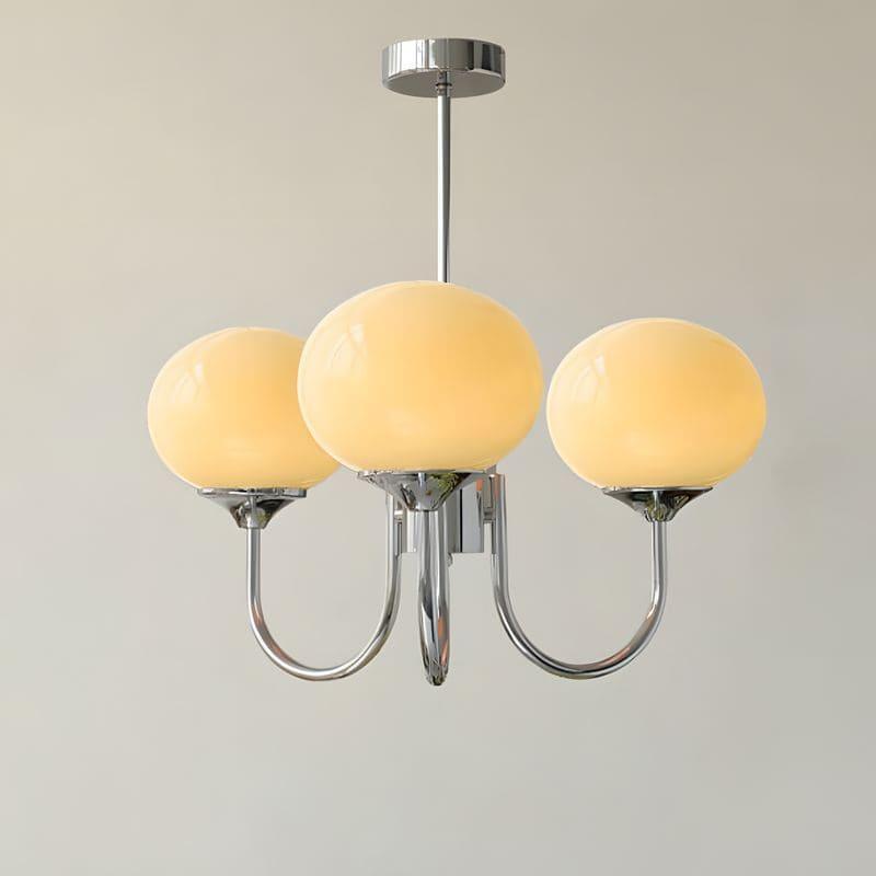 Contemporary Glass Globe Hanging Light Fixture