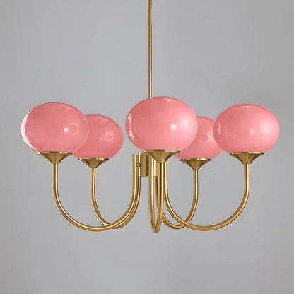 Contemporary Glass Globe Hanging Light Fixture