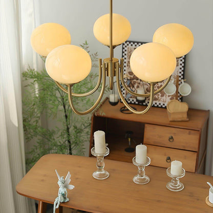 Contemporary Glass Globe Hanging Light Fixture