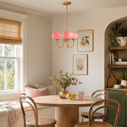 Contemporary Glass Globe Hanging Light Fixture