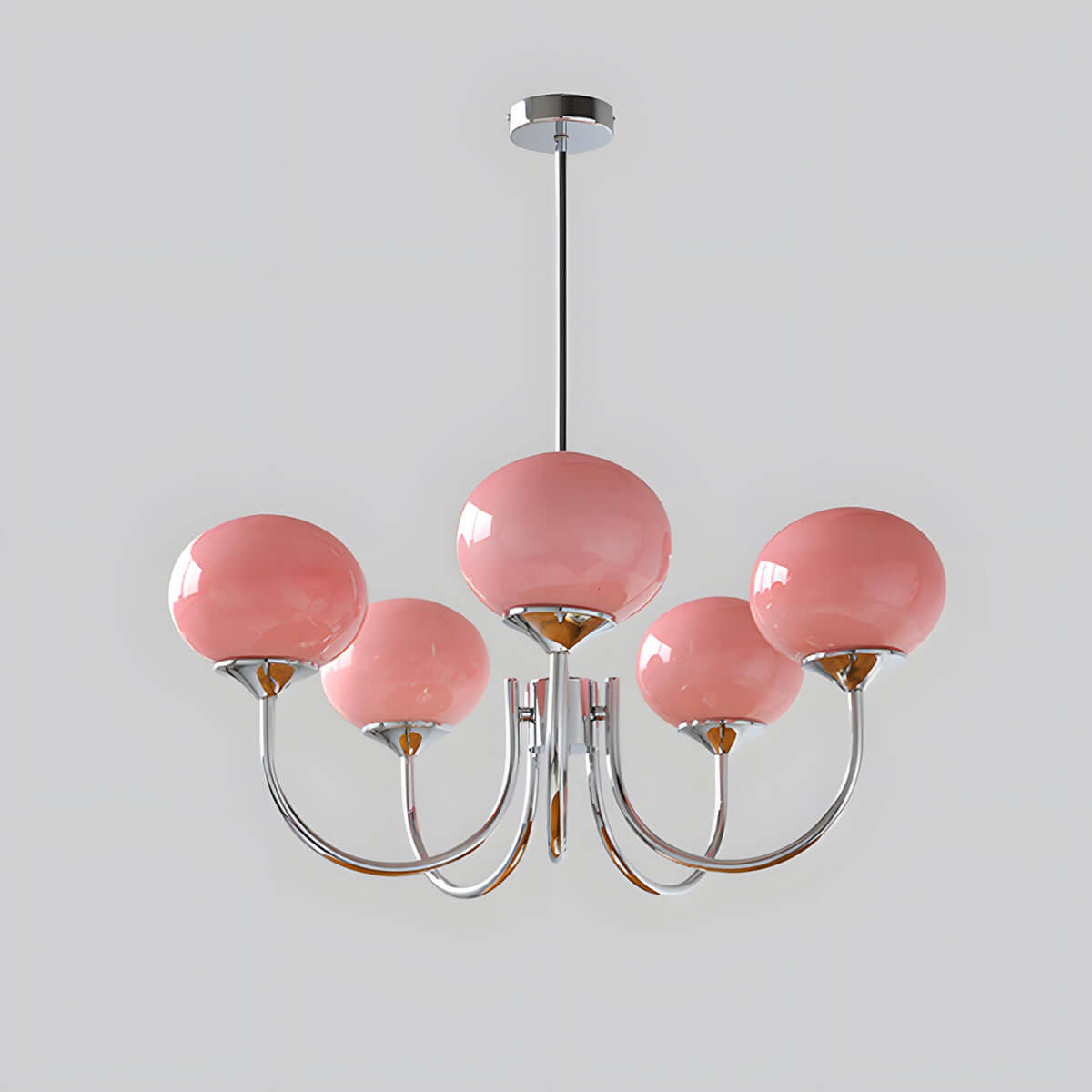 Contemporary Glass Globe Hanging Light Fixture
