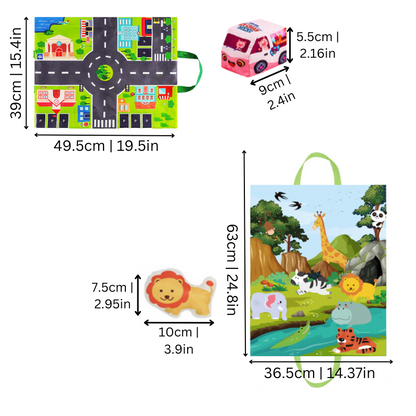 Urban Adventure Play Mat for Imaginative Fun