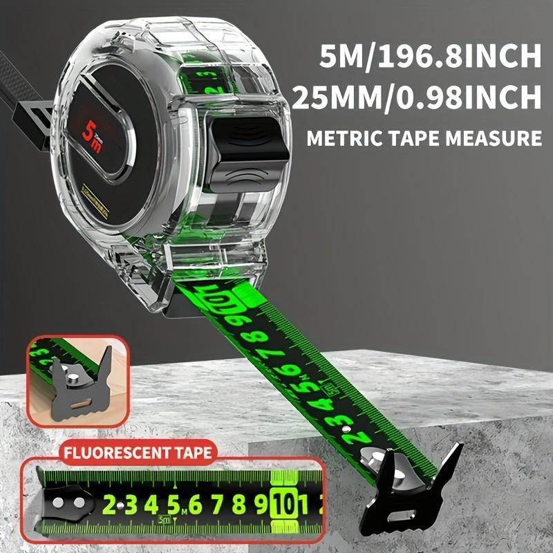 Illuminated Measuring Tape with Dual Laser Engraving