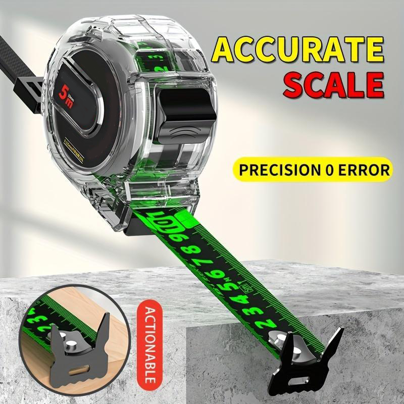 Illuminated Measuring Tape with Dual Laser Engraving