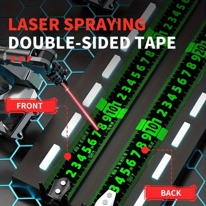 Illuminated Measuring Tape with Dual Laser Engraving