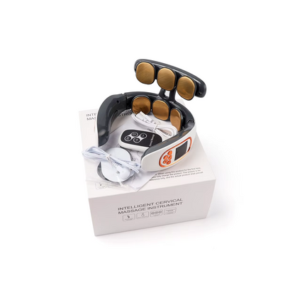 Neck Massager Featuring 6 Customizable Electrodes for Comfort