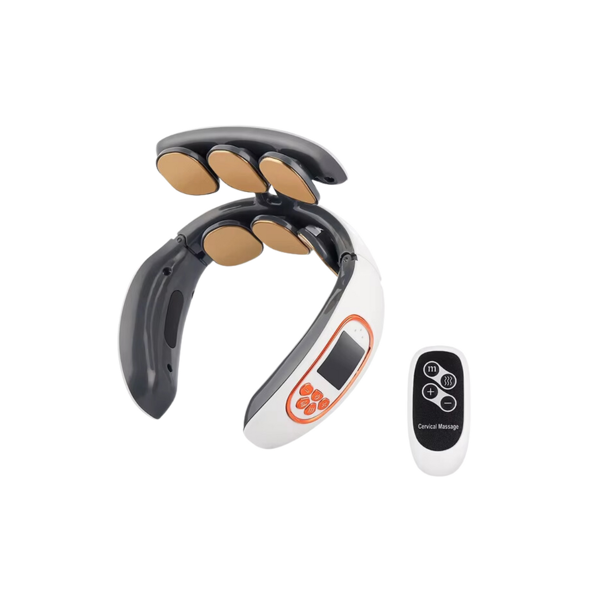 Neck Massager Featuring 6 Customizable Electrodes for Comfort