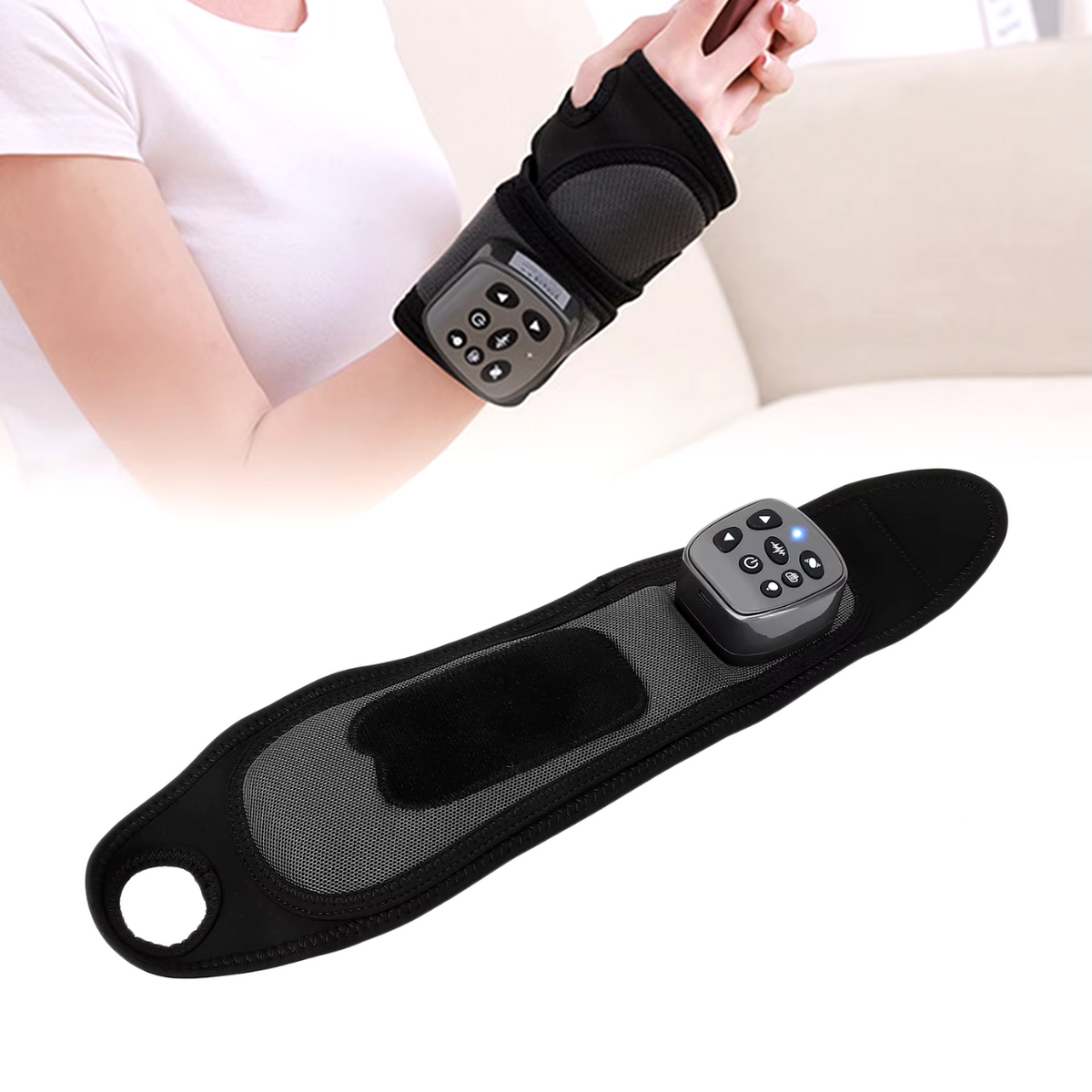 Infrared Heated Wrist Massager with Vibration Function