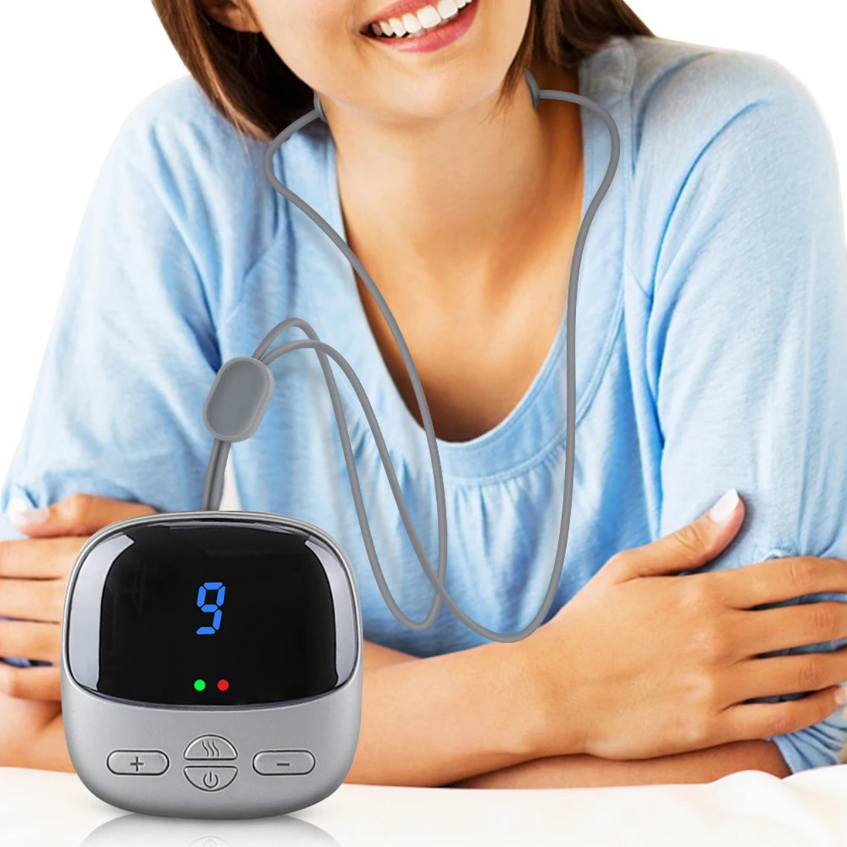 Neck Massager with Electric Heating for Relaxation
