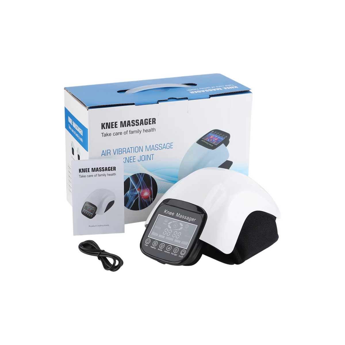 Knee Massager with Adjustable Compression for Soothing Warmth