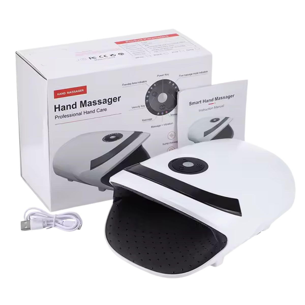 Handheld Massager with Heat Function for Relaxation
