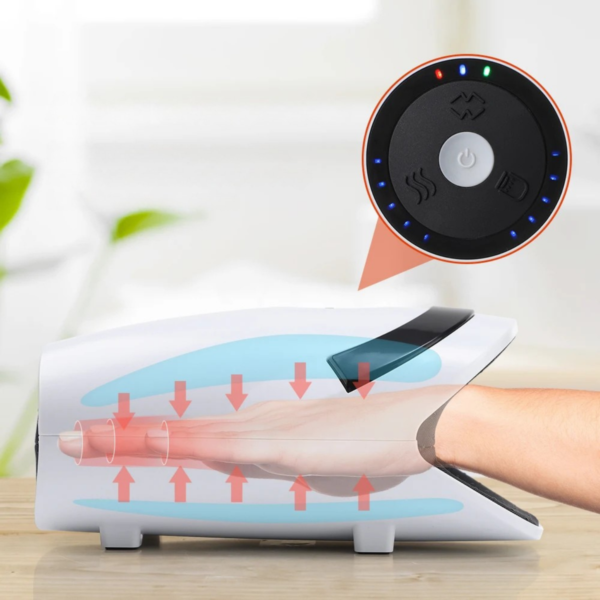 Handheld Massager with Heat Function for Relaxation