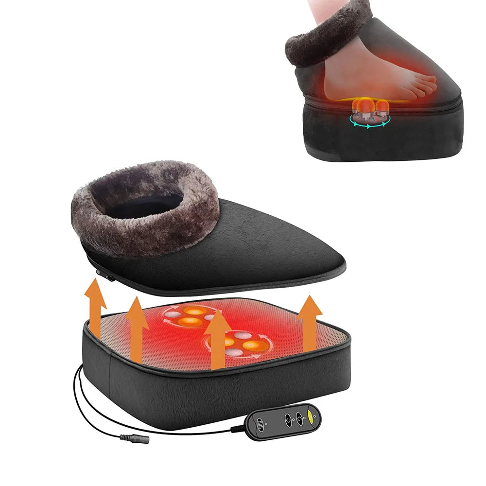 Electric Foot Massager with Shiatsu Heat Function