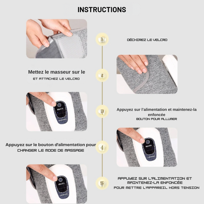 Calf Massager with Heat for Relief from Pain and Fatigue